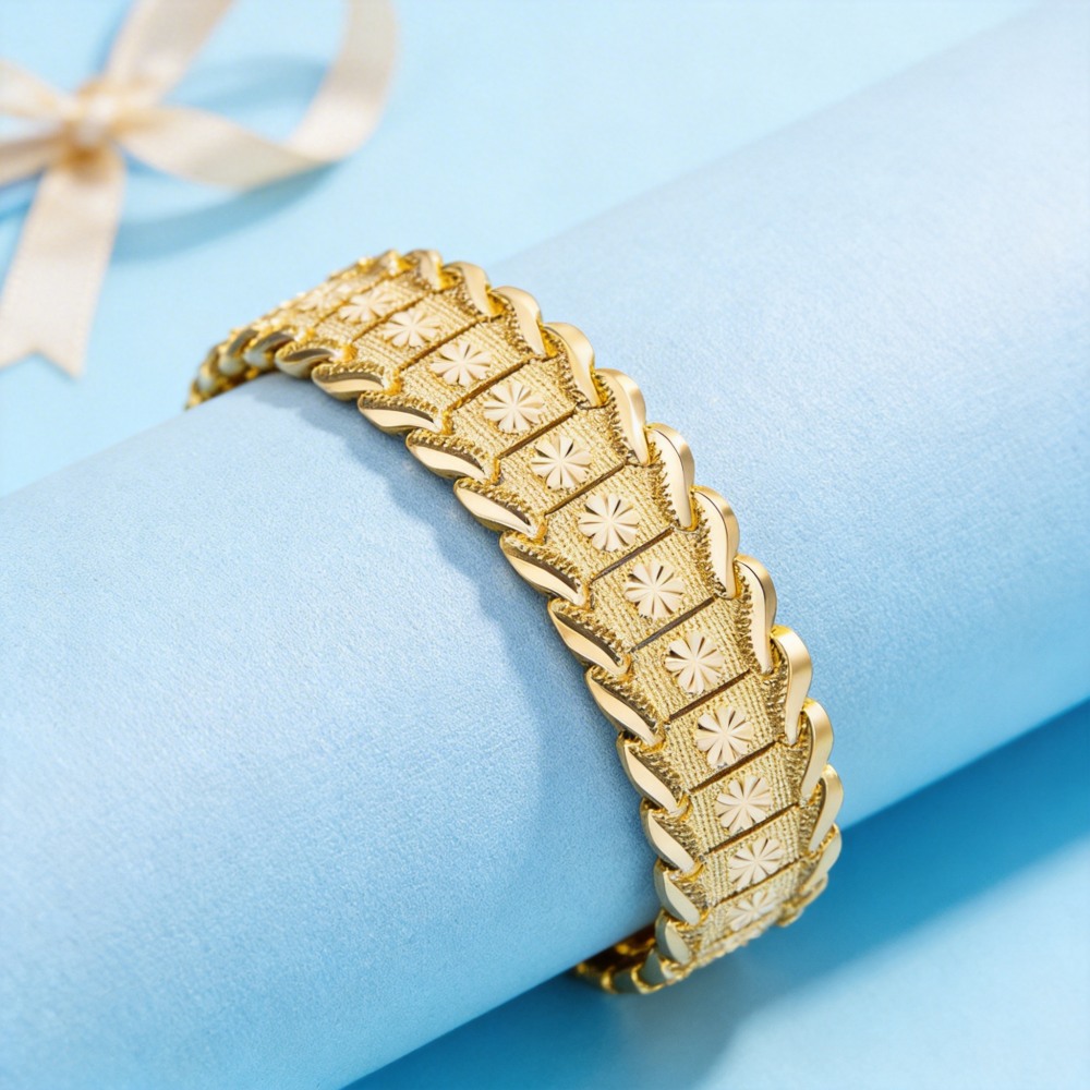 Ethnic Fashion Brands - Novas pulseiras largas de luxo em