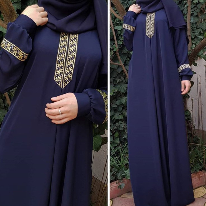 Ethnic Fashion In Dubai - Estilo étnico muçulmano impressão abayas plus