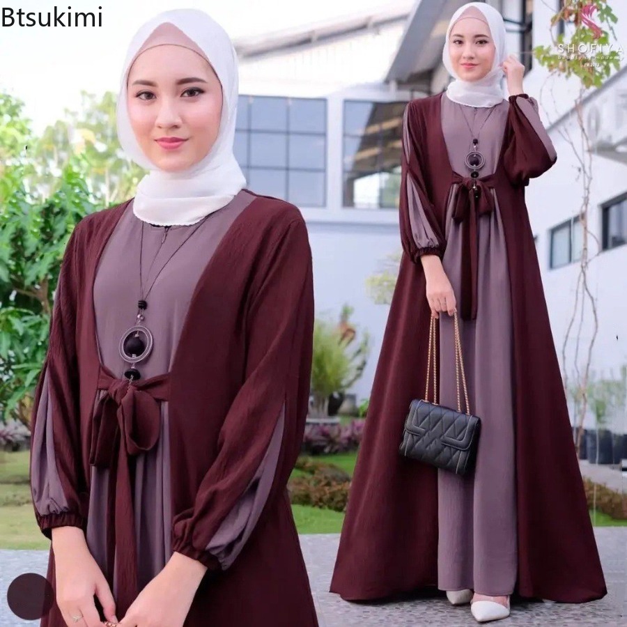 Abaya Modest Wear - Abayas Elegantes para Mulheres Muçulmanas Árabes,