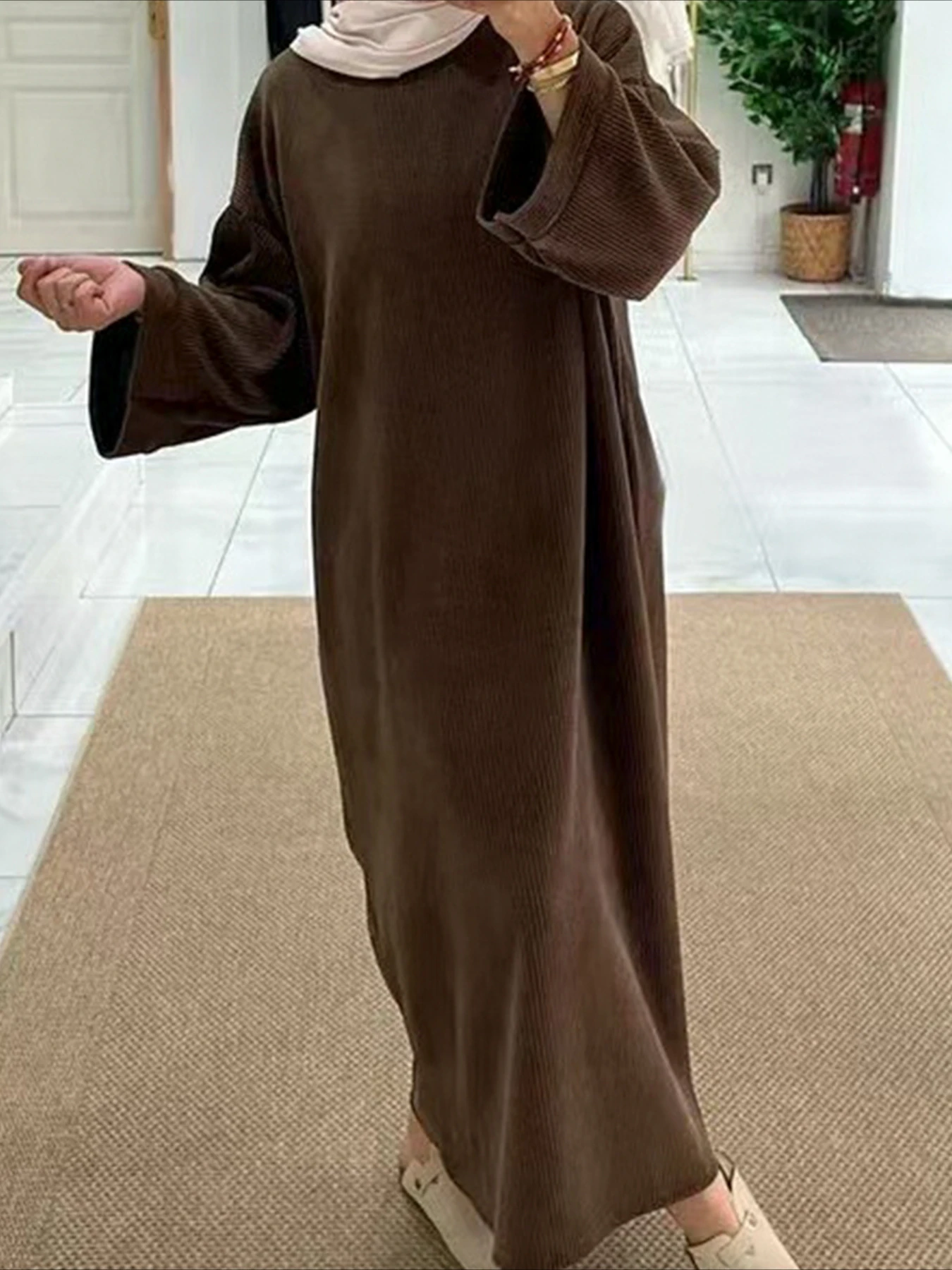 Abaya Modest Wear - Eid muçulmano feminino vestidos modestos ramadan