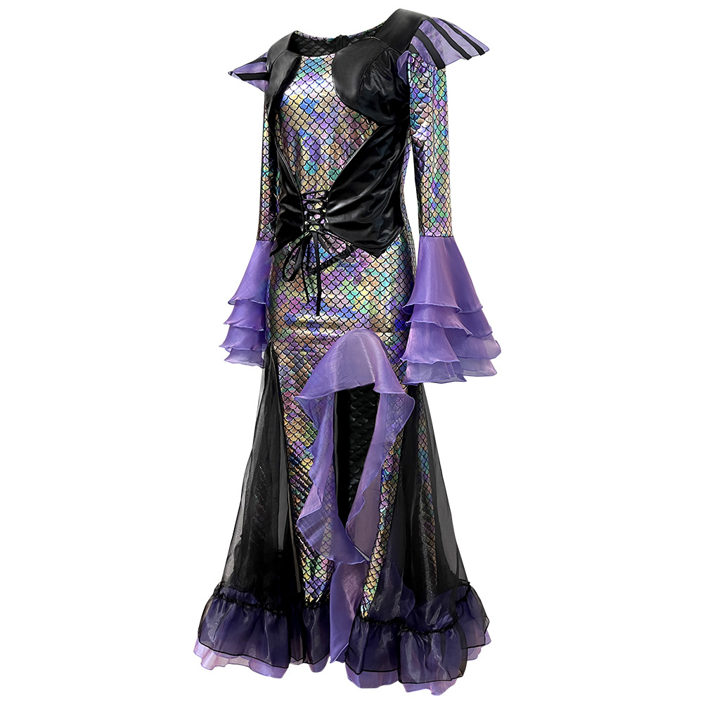 Ethnic Gown - Vestido Longo Sereia Escura para Mulheres