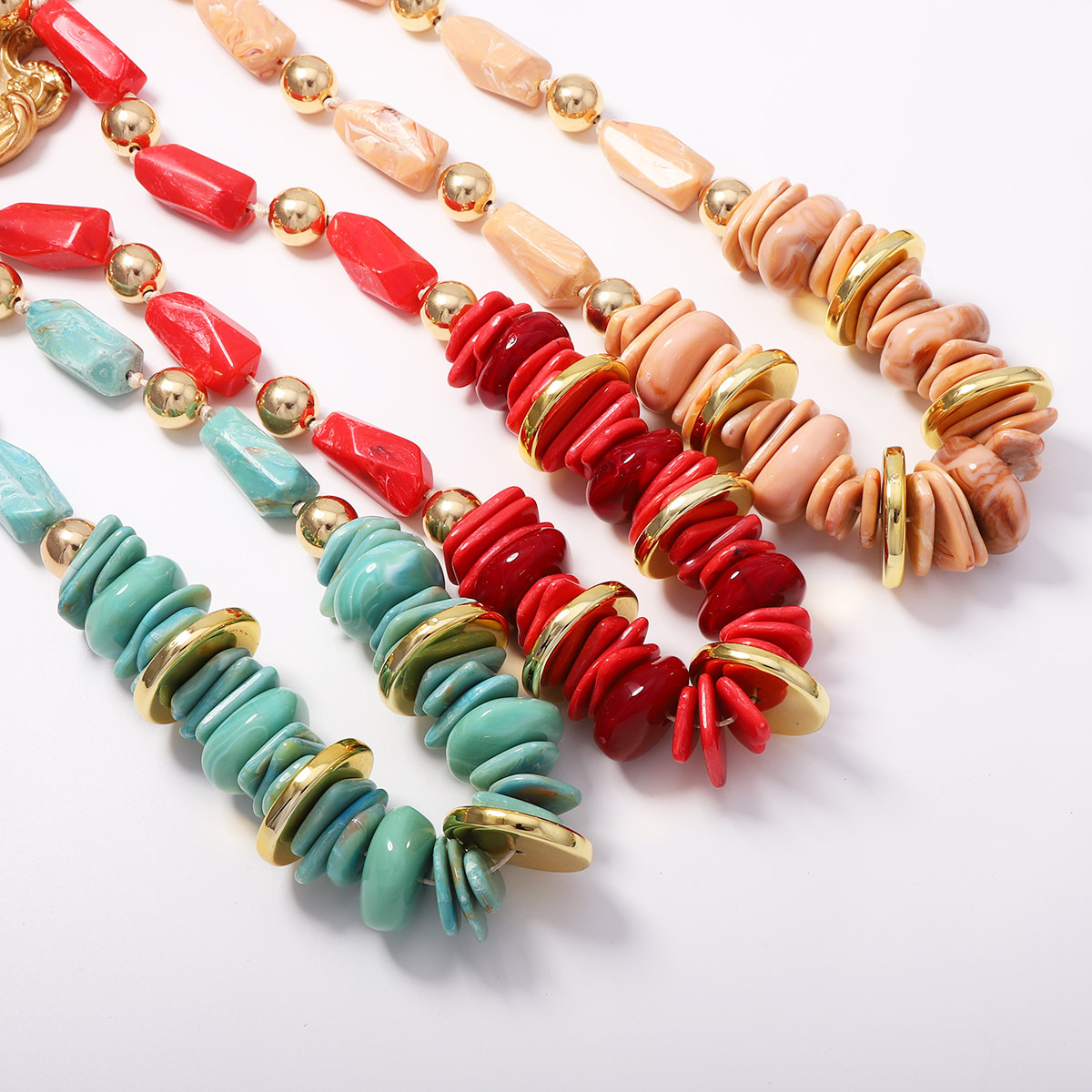 Colar Choker de Resina com Con - Ethnic Indian Fashion avaliação e preço
