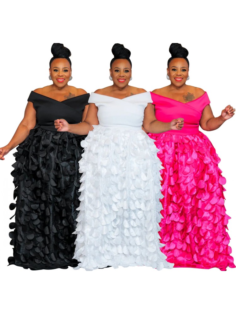 XL-5XL plus size elegante maxi - Ethnic Gown avaliação e preço