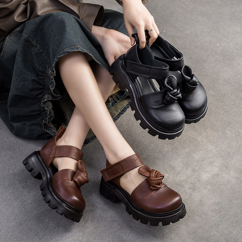 Sapatos de Plataforma com Nó É - Ethnic And Fashion avaliação e preço