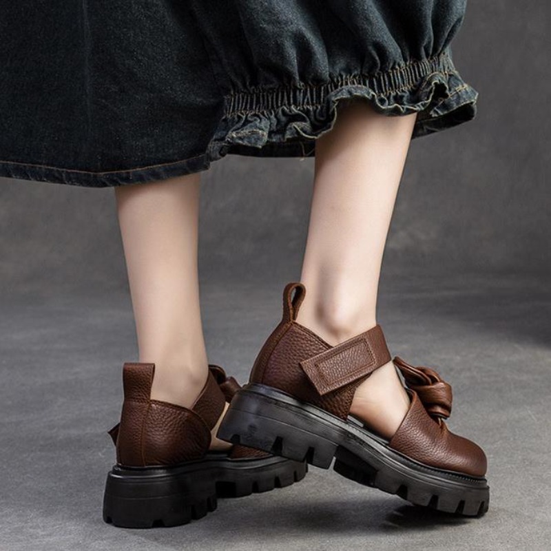 Sapatos de Plataforma com Nó É - Ethnic And Fashion avaliação e preço