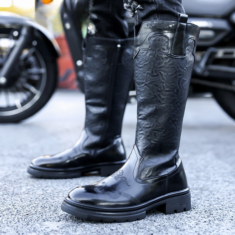Botas masculinas de cano médio - Ethnic And Fashion avaliação e preço