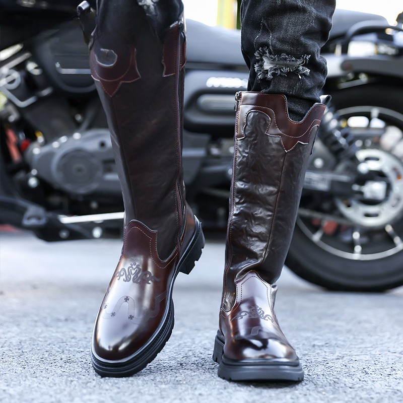 Botas masculinas de cano médio - Ethnic And Fashion avaliação e preço