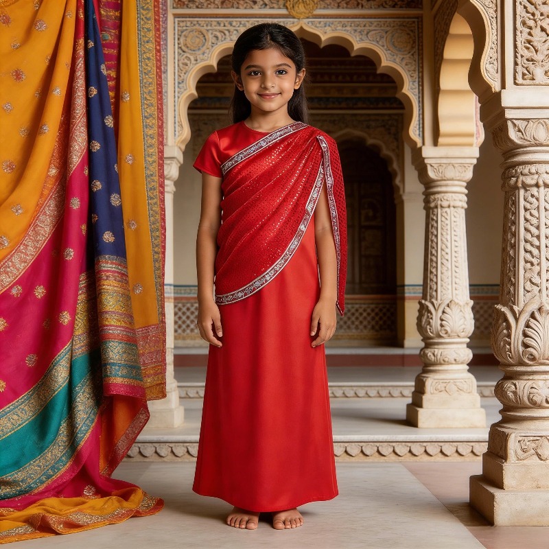 Vestido Tradicional Indiano pa - Ethnic Gown avaliação e preço