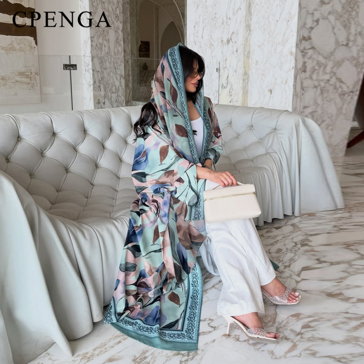 Abaya de Luxo Dubai com Estamp - Abaya Modest Wear avaliação e preço