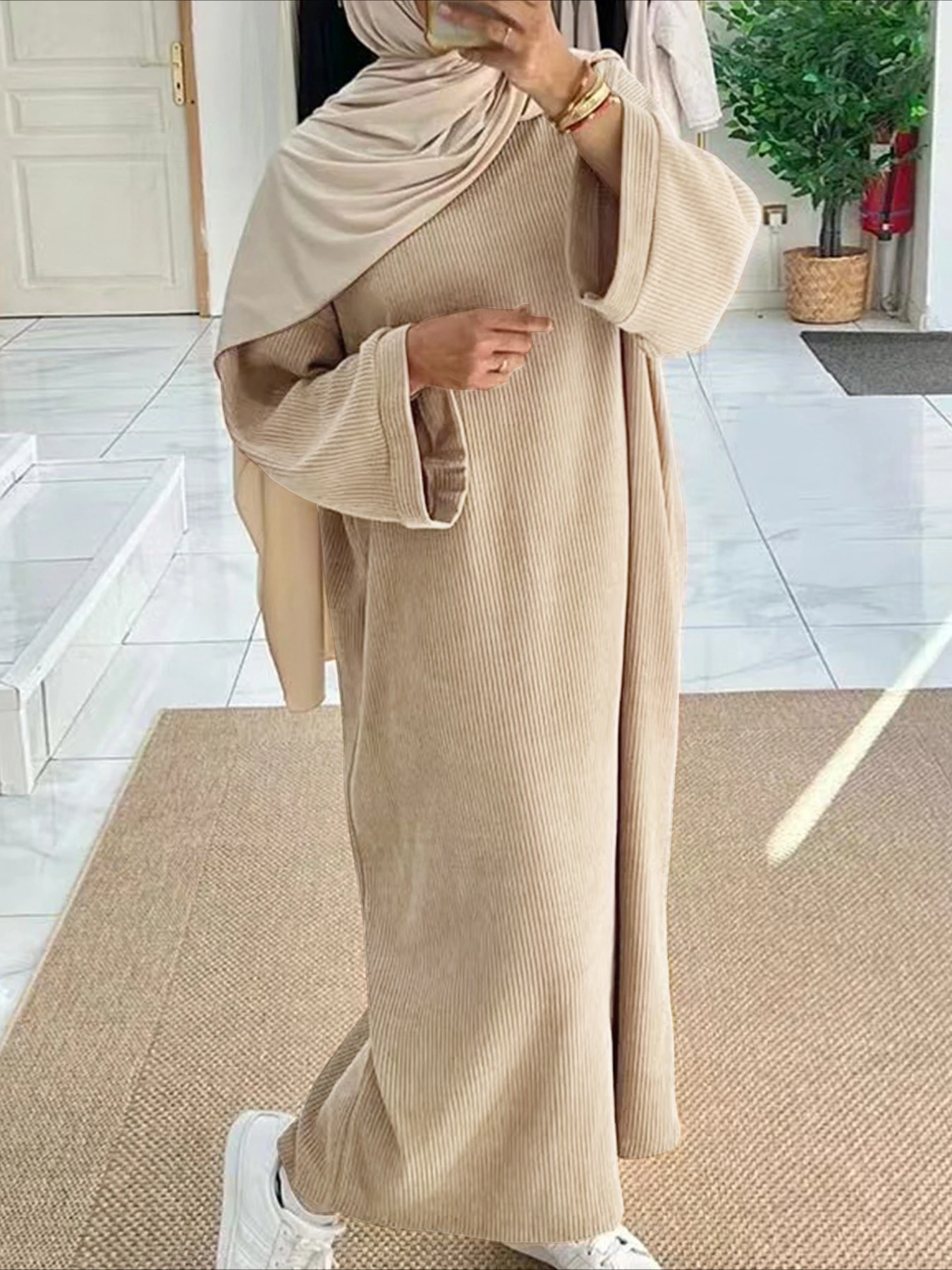 Eid muçulmano feminino vestido - Abaya Modest Wear avaliação e preço
