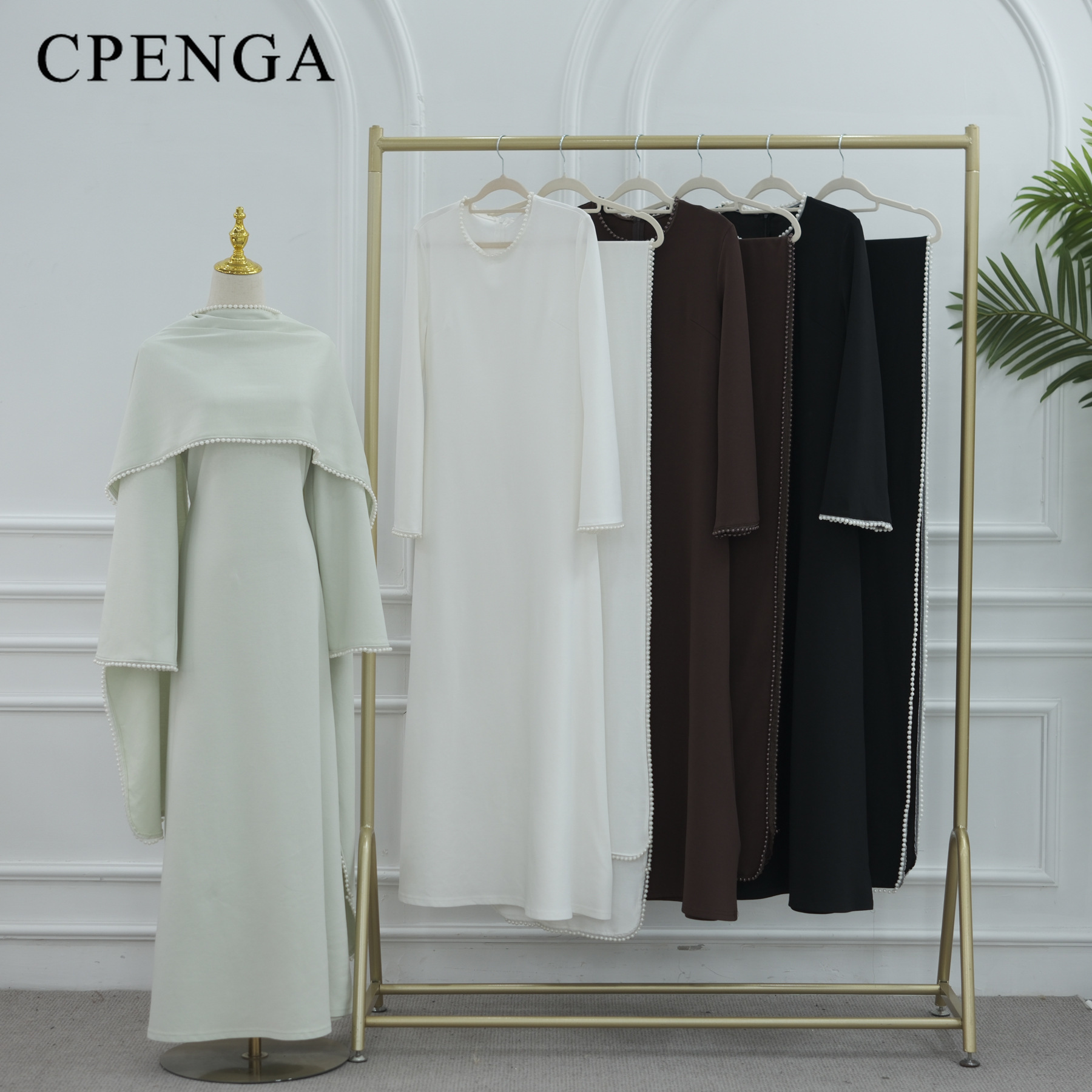 Abaya de Luxo Dubai com Capa B - Abaya Modest Wear avaliação e preço