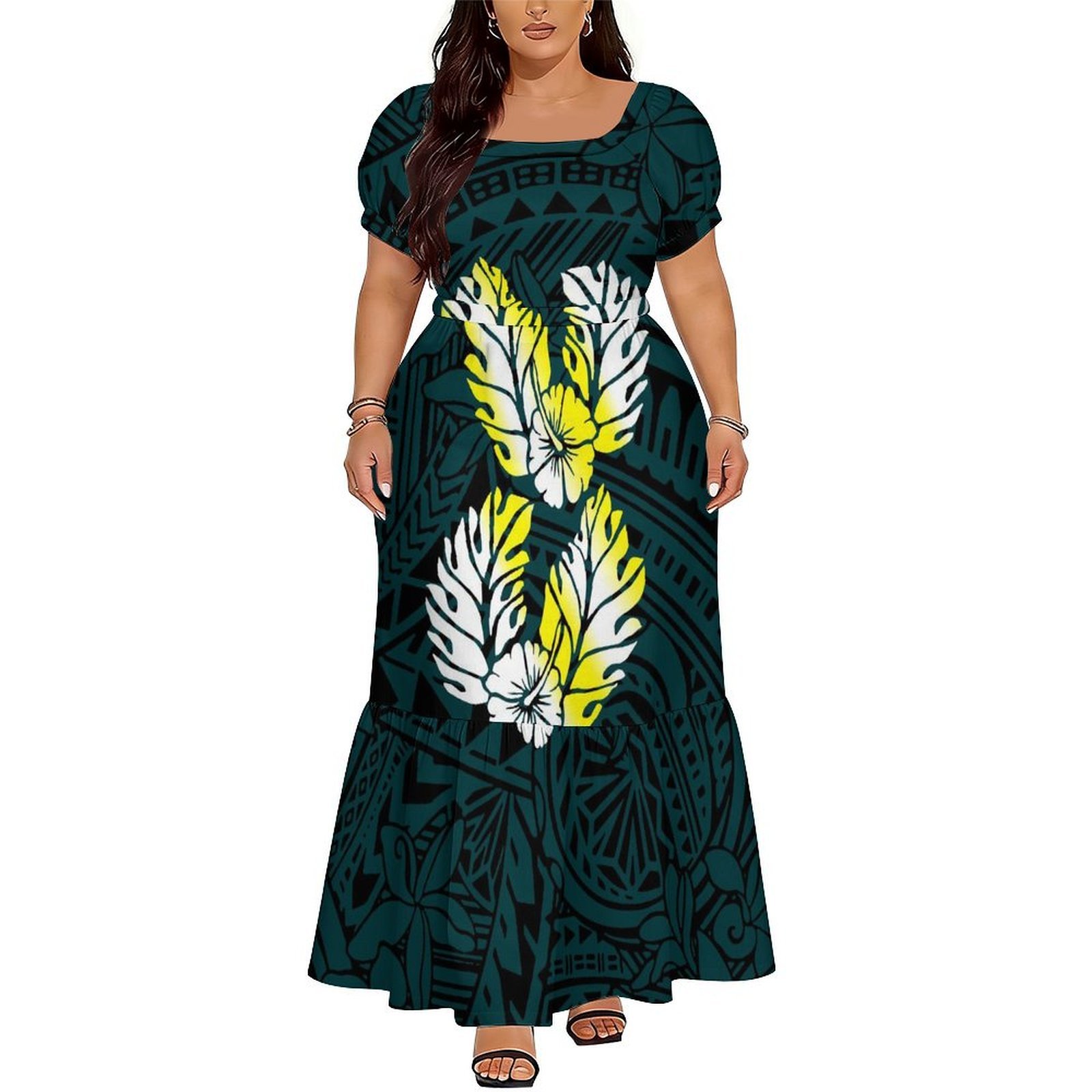 Vestido Feminino Confortável d - Ethnic Gown avaliação e preço